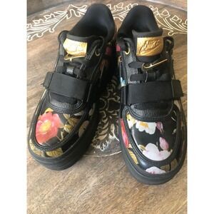 Women's Nike Vandal 2K LX Black Floral Platform Sneakers